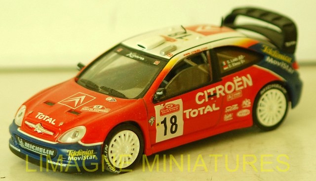 SOLIDO 1/43 rare CITROEN Xsara WRC 2003 n° 18 LOEB neuf en boite réf 1592